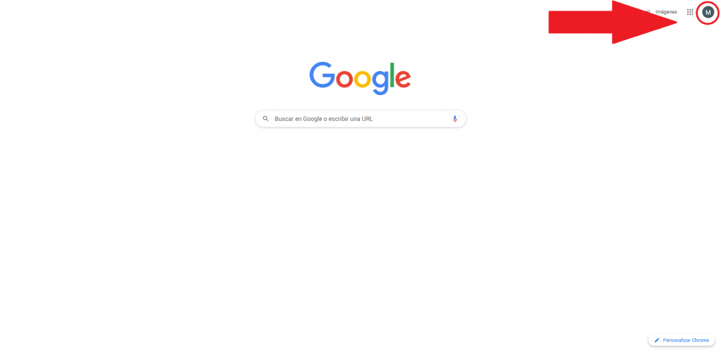 Quitar mi foto de Google - Paso 1